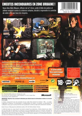 Urban Chaos Riot Response (USA) box cover back